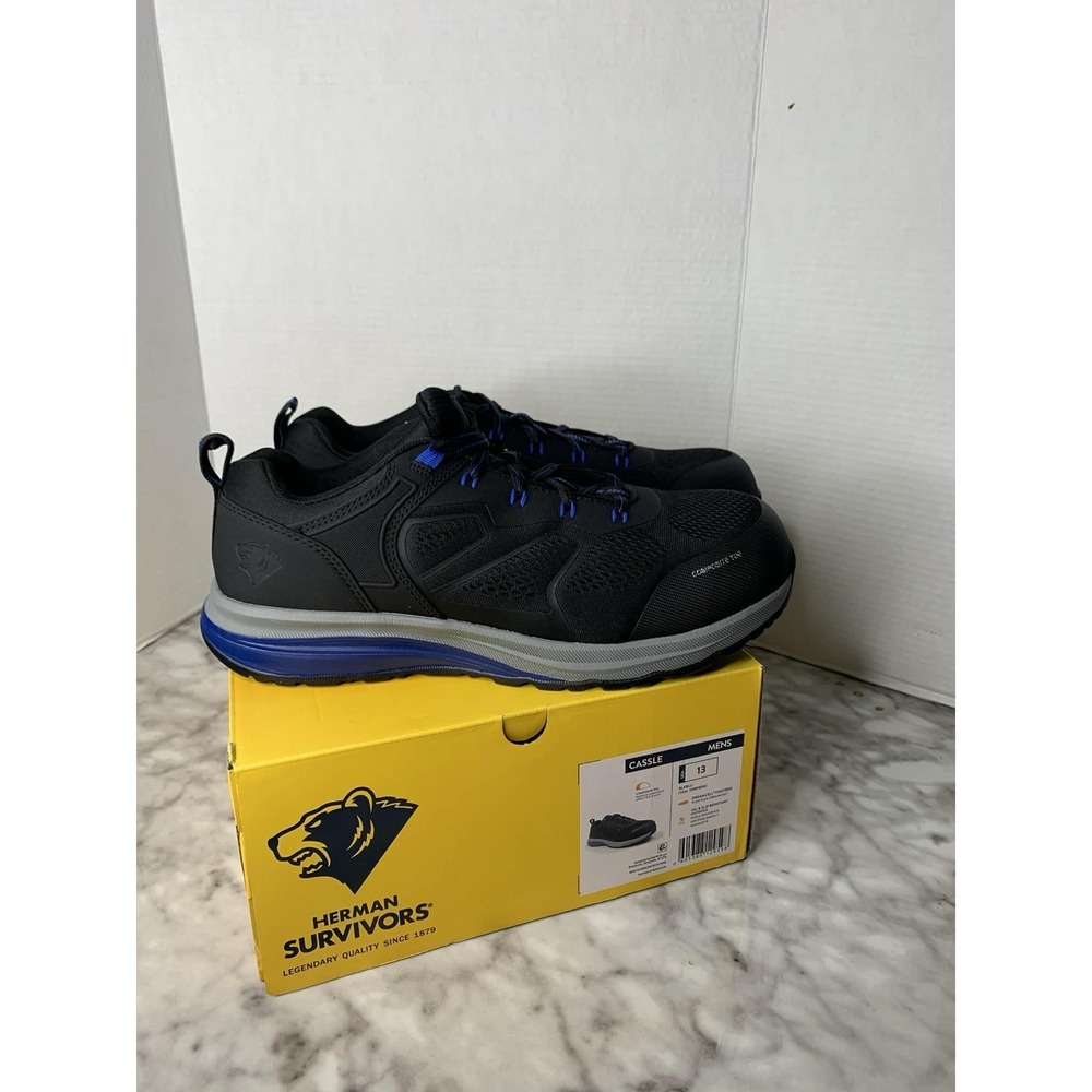 Herman Survivors Men's Cassle Composite Toe Work Shoes Size 7.5 New in Box